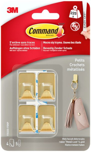 Haczyki Command Metalowe 4 Szt 17032g Gold