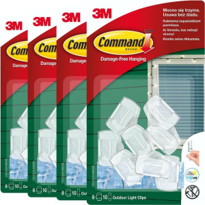 Command Klipsy Lampki Ozdoby 4 Kpl