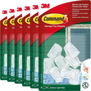 Command Klipsy Lampki Ozdoby 6 Kpl