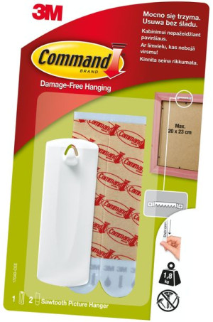 Command 3m Haczyk Do Ramek Obrazów 1,8 Kg 17040