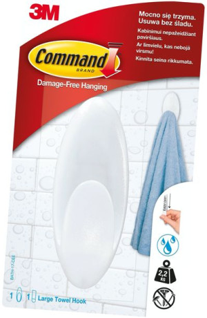 Command Hak Łazienkowy Duży 2,2 Kg Bath-17