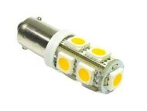 Żarówka samochodowa LED BA9S 9 SMD 5050 Biała ciepła
