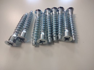Wkręt do mebli Konfirmat PZ 7x50 Wkręt-Met 10 szt