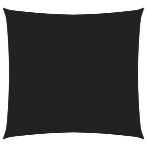 Kwadratowy żagiel ogrodowy, tkanina Oxford, 2x2 m, czarny