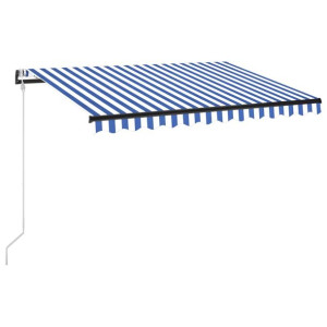 Automatycznie zwijana markiza, LED i czujnik wiatru, 300x250 cm