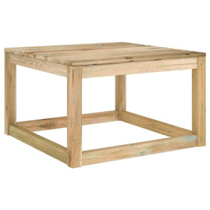 Stolik ogrodowy z palet, 60x60x36,5 cm, impregnowana sosna