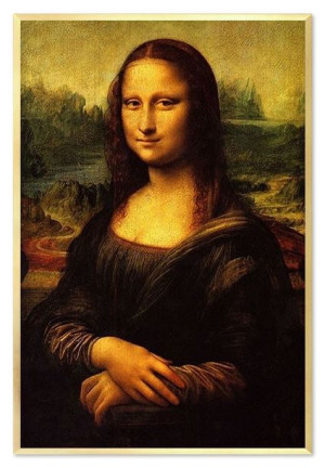 Obraz na płótnie 63x93cm Leonardo da Vinci Mona Lisa