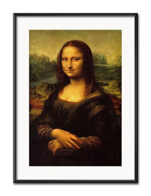 Obraz plakat 31x41cm Leonardo da Vinci Mona Lisa