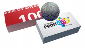 WIZYTÓWKI 100 soft-touch Lakier Wybiórczy +PROJEKT