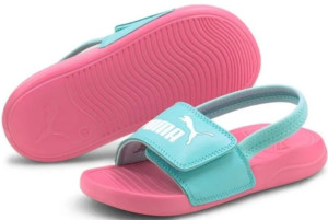 Sandały dla dzieci Puma Popcat 20 Backstrap AC różowe 380555 08