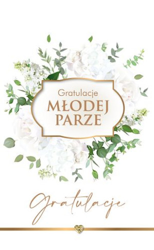 Elegancka Kartka na Ślub  Lux 38