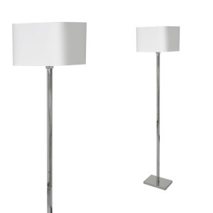 Lampa stojąca NAPOLI WHITE/CHROME 1xE27 | ML6364 Milagro