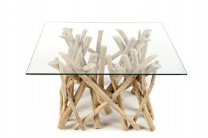 Stolik kawowy Driftwood Treibholz 80x80 cm