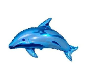 Balon 22" Delfin Niebieski