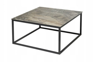 Stolik kawowy Symbiose 75x75 cm / ceramiczny blat