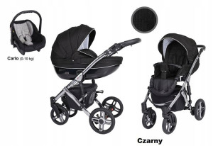 Kunert Mila Premium Wózek 4w1 Czarny