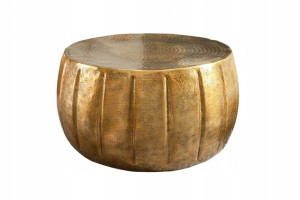 Stolik aluminiowy Marrakesch 65 cm, złoty