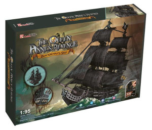 Puzzle 3D Okręt Piracki Zemsta Anny