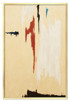 Obraz ręcznie malowany na płótnie 63x93cm mgła Abstrakcja do wnętrz nowocze