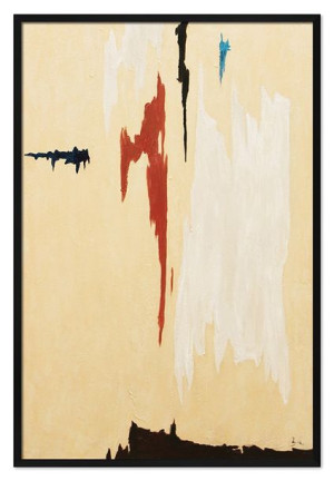 Obraz ręcznie malowany na płótnie 63x93cm mgła Abstrakcja do wnętrz nowocze