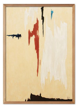 Obraz ręcznie malowany na płótnie 53x73cm mgła Abstrakcja do wnętrz nowocze