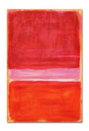 Obraz ręcznie malowany na płótnie 60x90cm czerwona Abstrakcja do wnętrz now