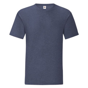 Koszulka męska ICONIC 150g Fruit of the Loom Vintage Heather Navy M