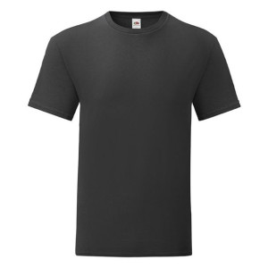 Koszulka męska ICONIC 150g Fruit of the Loom Czarny 4XL