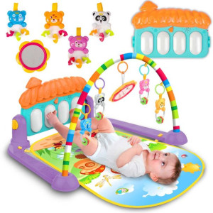 Mata interaktywna edukacyjna kolorowa z pianinkiem Ricokids - 7315