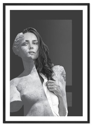 Obraz na płótnie plakat sztuka współczesna 53x73cm