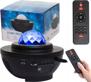 Projektor Gwiazd Star Led Lampka Nocna Bluetooth
