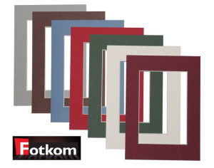 50 SZTUK Passe-partout 15x21 okno 10x15 MIX KOLORÓW