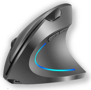 Ergonomiczna myszka bezprzewodowa pionowa 2400 DPI