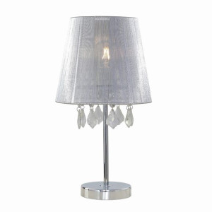 Lampka biurkowa Mona srebrna mała LP-5005/1TS Light Prestige