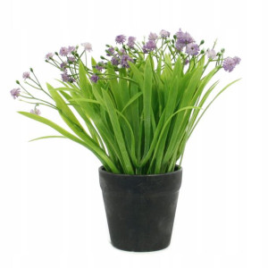 Sztuczne Kwiaty W Doniczce 22cm Różne Kolory