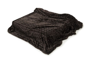 Koc / Narzuta Luxury a'la Karakuły 1 Czekoladowy 200x220