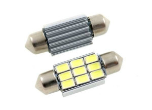 Żarówka samochodowa LED C5W 9 SMD 5630 CANBUS