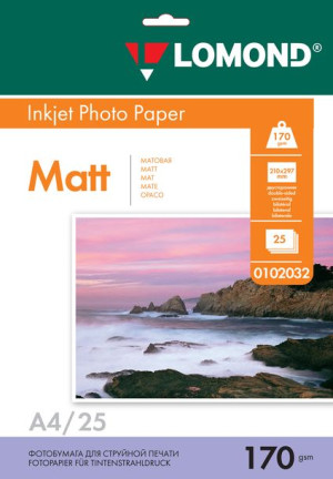 Papier Fotograficzny Dwustronny A4 Matowy 170g 25szt