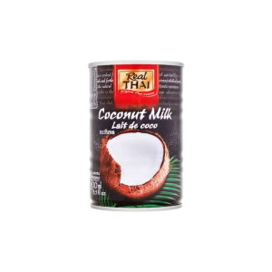 Mleko Kokosowe Bez Konserwantów z Ekstraktu Kokosa 85% 400ml Real Thai