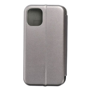 Kabura Book Forcell Elegance do iPhone 12 MINI stalowy