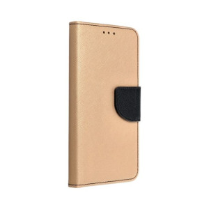 Kabura Fancy Book do SAMSUNG A12 czarny / złoty