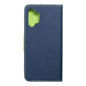 Kabura Fancy Book do SAMSUNG A32 5G granatowy / limonka