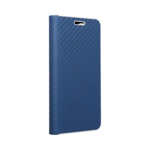 Kabura Forcell LUNA Book Carbon do SAMSUNG S10 niebieski