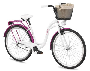 Milos 28'' S1 biało-fioletowy kosz + wkładka