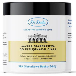 Buska maska siarczkowa do pielęgnacji ciała Dr Duda 500 g