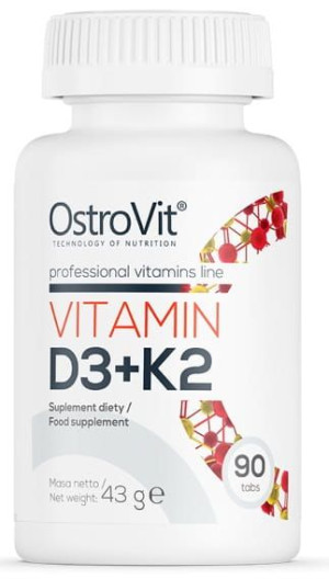 Ostrovit vitamin witamina D3 2000iu K2 100 mcg 90 tabletek
