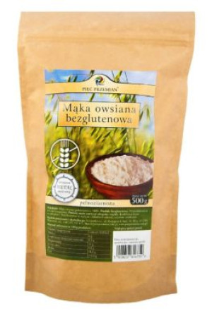 Mąka Owsiana Bezglutenowa 500 G Pięć Przemian