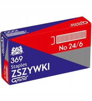 Zszywki Grand 24/6 biurowe do zszywacza 1000 x10op