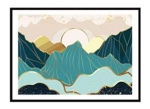 Obraz Plakat W Ramie 53x73 Cm Góry P2240