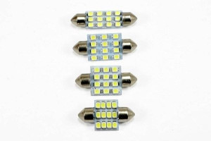 Żarówka samochodowa LED C5W 12 SMD 1210